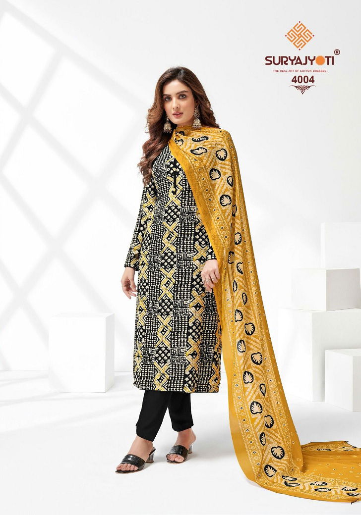 Suryajyoti Paroo Vol 4 Printed Dress Material Catalog
